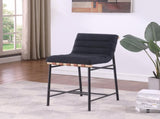 Lahni 17.75" Black Boucle Fabric Counter Height Chair B061P160684