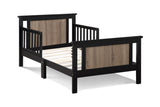 Connelly Reversible Panel Toddler Bed Black/Vintage Walnut B02257225