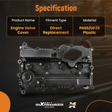 Engine Valve Cover w/Gasket for Hyundai Sonata 2.0L 2.4L 2015-2019 22400-2GGB0 81118585