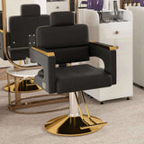 Professional Hydraulic Barber Chair - 360&deg Swivel with Adjustable Height, Stainless Steel 41738739