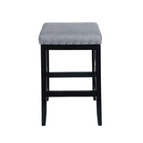 SADDLE BARSTOOL 65637.00LGRY
