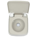 ZUN 10L Portable Removable Flush Toilet with Double Outlet 18275673