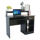 General Style Modern E1 15MM Chipboard Computer Desk Black 06309661