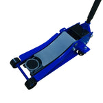 ZUN 3 Ton Heavy Duty Hydraulic Floor Jack for Truck Trailer Car Steel Blue 47225465