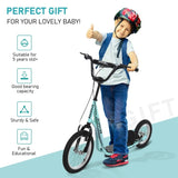 youth scooter is equipped Dual Brakes - Blue 94256172