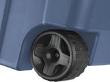 40 Gallon Durable Plastic Storage Tote with Latching Lid and Pull Handle, Blue, 2 Pack 78719093