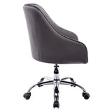 ZUN COOLMORE Velvet Home Office Desk Chair, Modern Cute Computer Chair, Wheels Height Adjustable W39532328