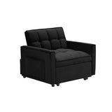 ZUN Sofa bed chair 3 in 1 convertible, recliner, single recliner, suitable for small Spaces with W2564P168259