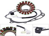 Stator And Gasket Fits for Yamaha V-STAR 1100 XVS1100 CLASSIC 2000-2009 JM3831ST176CK 07676132