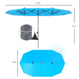 Outdoor beach umbrella /Cantilever Umbrella 02177381