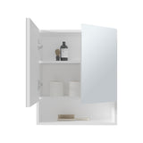 Wanna 23" High Double Door Medicine Cabinet with Three Shelves for Bathroom White B200P286959