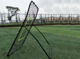 Professional Galvanized Steel Pipe Rebound Soccer/Baseball Goal Black 09423191
