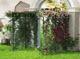 Large Garden Trellis Arch - 79"x59"x78" PE-Coated Metal, Rustproof Plant Support for Climbing Vines 62443253