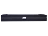 24 Compartments Top-level Opening Style Leather Watch Collection Box Black 45482126