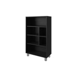 Black Bookcase with Six Shelf B062P252203