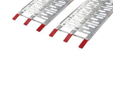 2pcs Aluminum Folding ATV Ramps Silver 84340362