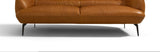 Leonia Cognac Leather Loveseat B2726P285350