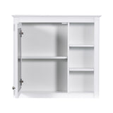 30'' x 28'' Medicine Cabinet, Wall Mounted Bathroom Storage Cabinet, Modern Bathroom Wall Cabinet WF318452AAK