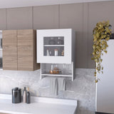 Florence Kitchen Wall Cabinet, Spice and Towel Rack B128P148711