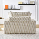51 - inch Comfort - bearing Sofa Two Pillows and One Backrest, Suitable for Multiple Scenarios in W3371P326404