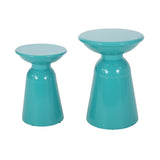 Metal S/2 end table 73614.00T