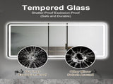 60X28 Inch LED Bathroom Mirror Vanity Mirrors with Front Lights Wall Mounted Anti-Fog Frameless Make W2071P402181