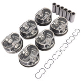 6* Pistons & Rings Set STD 22mm 84mm for BMW 335i 435i 535i X3 X4 X5 X6 N55B30A 11257587914 21309972