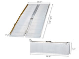 6' Multi-folding Aluminum Wheelchair Loading Ramp portable foot 5 7 Scooter 78218505