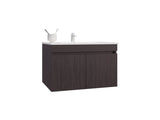 Bathroom Vanity with Sink, 2 Doors, 2 Shelves B097P296873