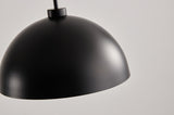 ZUN Industrial Modern Black Double Pendant Light – Adjustable Ceiling Hanging Lamp with Matte Finish for W1340P251921