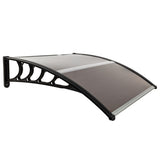 HT-100 x 96cm Household Application Door & Window Rain Cover Eaves Brown Board & 27539880