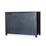 ZUN Eucalyptus Sideboard, Espresso B046104520