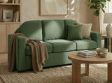 Modern 3-seater Sofa 84.7" Sofa Couch Upholstered Sofa with Curved Backrest for Living Room or Small N763P411268F