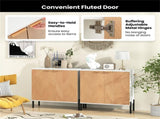Elegant 2-Door Cupboard Cabinet, Suitable for Kitchen/Dining Room/Entryway, Easy to Organize-White 64763320