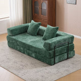 Floor,Compression Sofa,Convertible Floor Sofa Bed-with Pillow Back Support Armrest,Comfy Futon 70336763
