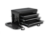 Rolling 3-Drawer Tool Chest Mechanic Seat with Foldable Side Trays, 350 lb Capacity 28941741