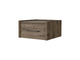 Dark Brown Wall-Mounted Floating Nightstand B062P175144
