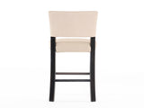 Barstools With rivet decoration set of 2 , wood Frame,fabric Sponge cushion and Upholstered N780P366607B
