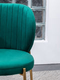 Amoa Contemporary Velvet Upholstery Dining Chair, Green T2574P164530