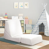 Kids Sofa Bed,2 in 1 Flip Open Toddler Sofa,Comfy Cuddly Toddler Couch Convertible Sofa to Lounger W1889P337607