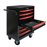 Rolling Metal Tool Chest with 7 Drawers, 20" 7-Drawer Tool Chest Cabinet with Ball Bearing Drawer W1102P245237