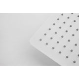 12 Inch High Pressure Rain Shower Head, 304 Stainless Steel Square Shower Head with Self-Cleaning 10204117