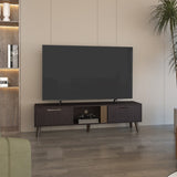 Vance 63" Wide Tv Stand with Two pull down Cabinets, Two Shelves, Cable Management , Living, Tv B070P254780