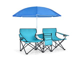 Outdoor camping chair with umbrella 38206197