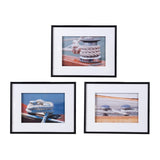 30" x 24" Boater Knots Wall Art with Black Frame, Wall Decor for Living Room Bedrrom Entryway W2078130312
