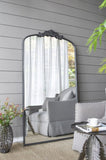 66" x 36" Full Length Mirror, Arched Mirror Hanging or Leaning Against Wall, Large Black Mirror for W2078124105
