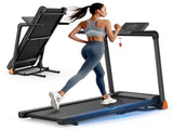 Treadmills for Home, 3.5HP Quiet Folding Treadmill with Heart Rate Sensor, Dual Cushion System, 92731526