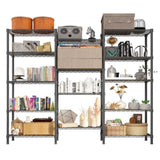 62.9''W Adjustable Storage NSF Wire Shelving Unit Multiple rows Shelving for Storage Rack 26177980
