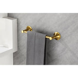 ZUN 6 Piece Brass Bathroom Towel Rack Set Wall Mount W928P198292