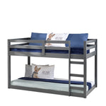 ZUN Grey Twin Loft Bed with Ladder B062P189210